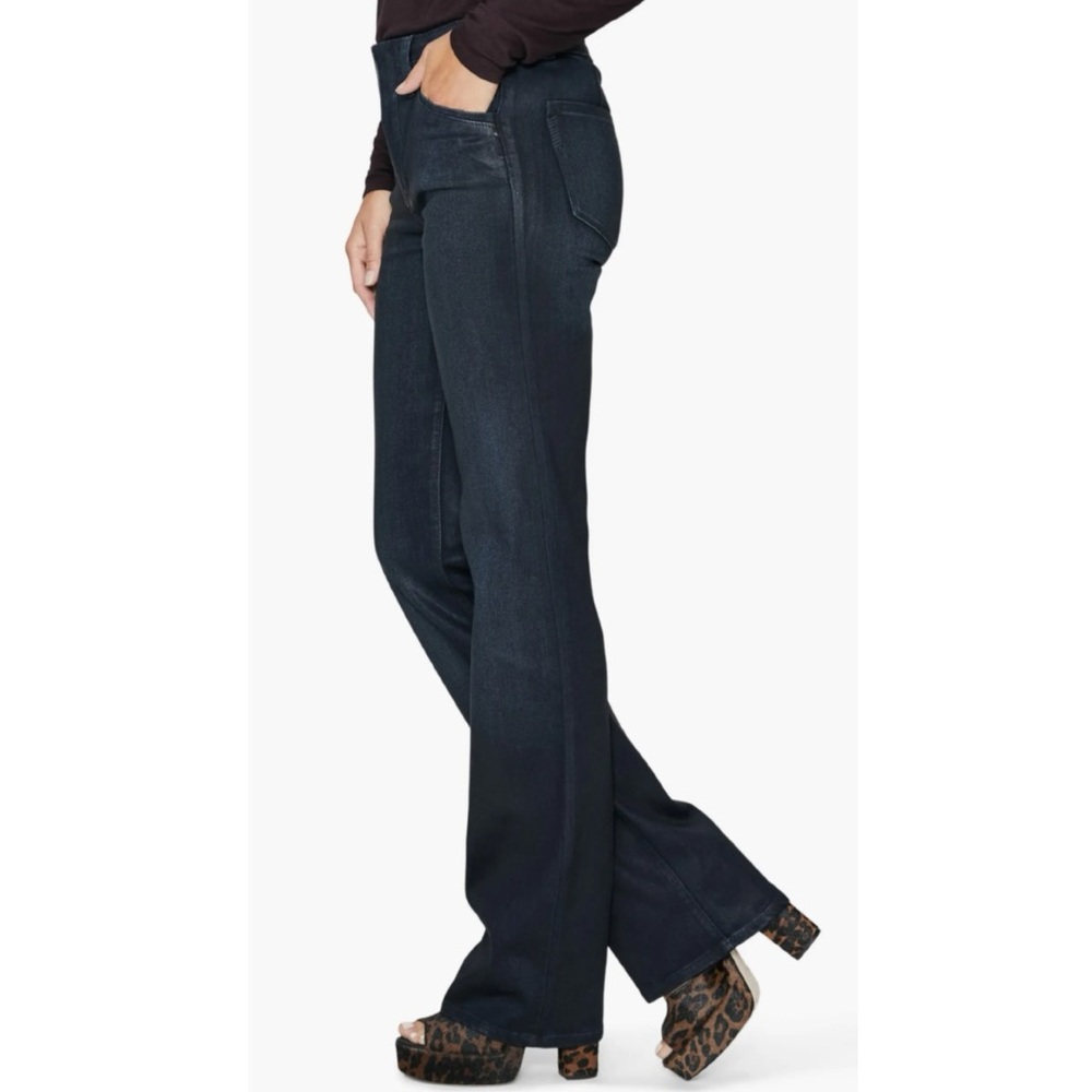 Paige Blake High Waist Jeans Stunner Luxe Coating Size 33